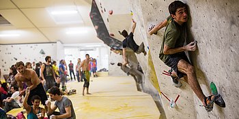 Urban Boulder Szene in der boulderbar