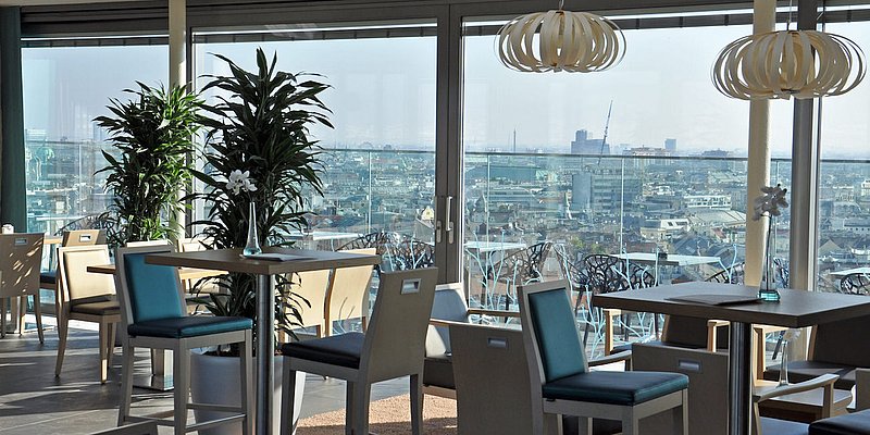 Restaurant Ocean Sky Dachterrasse Ausblick