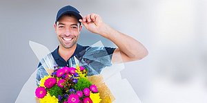 Wer freut sich nicht, wenn Blumen vor der Türe stehen!