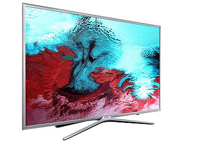 Fernseher von SAMSUNG 32" Flat LED Smart TV K5670 aus der Schräge