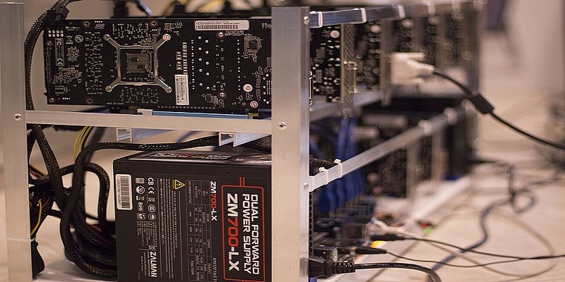 Mining Farm für Kryptowährung