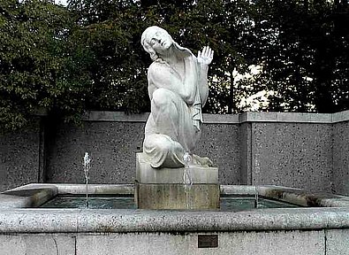 Schubertbrunnen im 9. Wiener Gemeindebezirk