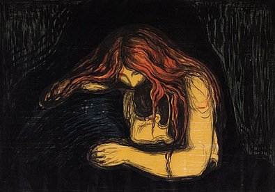 Edvard Munch Vampir, 1895/1902-1914 Privatsammlung Courtesy Galleri K, Oslo 