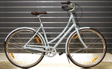 Retro Citybike hellblau