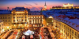 Bratislava in der Adventzeit entdecken.