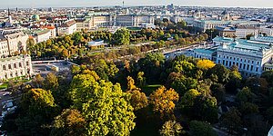 Wien aus der Vogelperspektive.