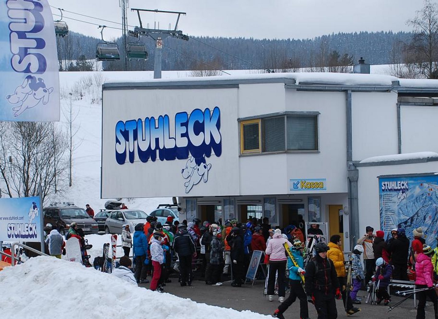 das Skigebiet Stuhleck in der Region Semmering