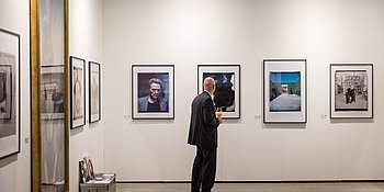 Ausstellungsbesucher