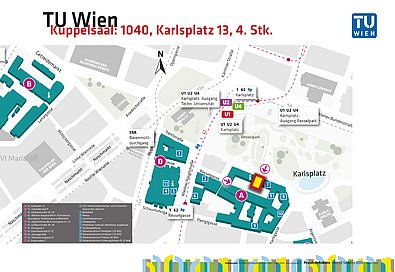 Plan zum Kuppelsaal der TU