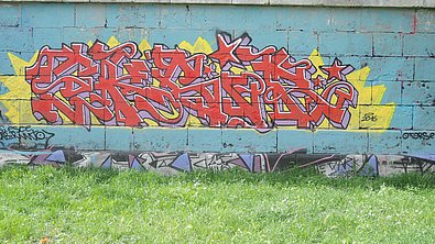 Graffiti am Donaukanal: Style-Writing