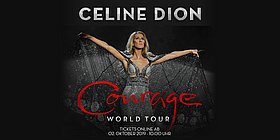 Celine Dion Tourplakat 