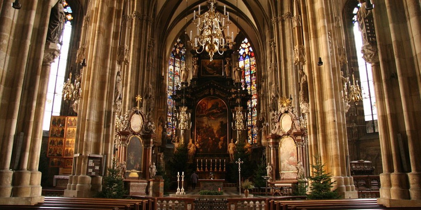 Alter im Stephansdom in Wien