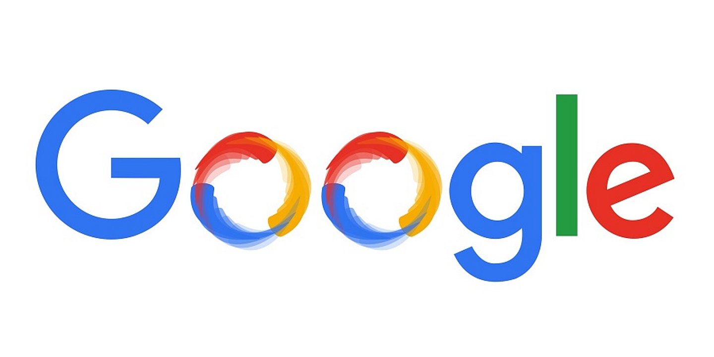 Google Logo auf weißem Hintergrund