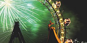 Silvester in Wien - beim Riesenrad