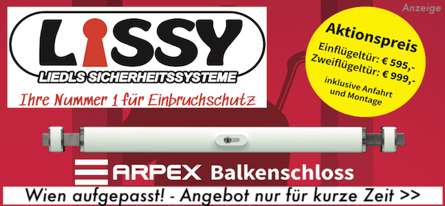 Banner Lissy Einbruchschutz