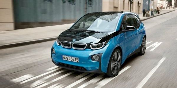 BMW i3 Blau