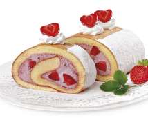 Merkur Erdbeerroulade